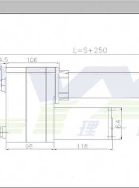 极速爆品mmLX00直50电动推杆B流 电机重型70驱动器性线工业电动推