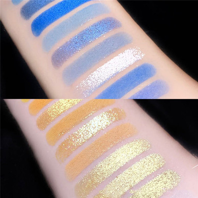 极速9 Colors Blue Blood Eyeshadow Makeup PalletRe Matte Blue