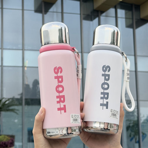 极速子弹头d全钢大容量316不锈钢真空户外手提学生保温杯保温瓶可