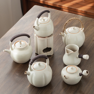 极速陶壶煮茶壶围炉炭火烧水壶家用泡F茶电陶炉明火热提梁壶单壶