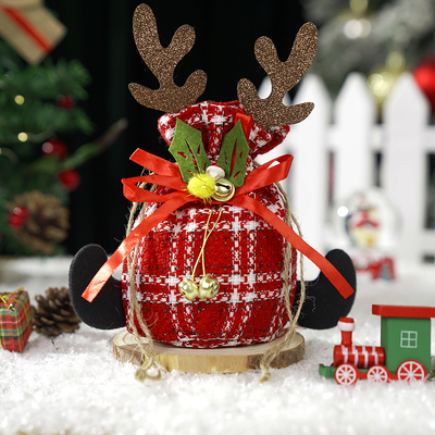 极速圣诞节幼儿园糖果手提装饰苹果袋礼品M袋小礼物平安夜苹果包