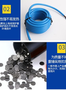 极速灯泡型ST-M15-r5浮球开关水滴式蓝色防腐蚀电缆液位水塔水位