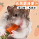 新品 仓鼠零食粮食金丝q熊磨牙棒胡萝卜小仓鼠饲料专用食物兔子造