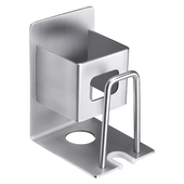 极速304不锈钢牙刷架置物架免打孔卫H生间多功能牙膏杯子挂架壁挂