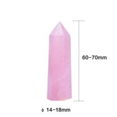 新品 Runyangsnhi天然水晶六棱单尖柱家居消磁摆设办公桌面水晶柱