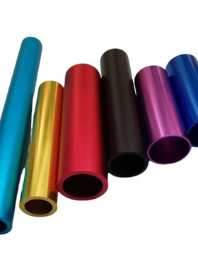 极速6061铝管6063彩u色阳极氧化铝管精密无缝铝合金圆管定制加工