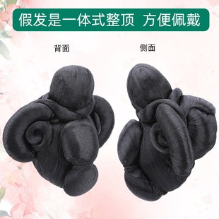 极速古装皇后汉服整顶发套影视反串E古装贵妃太后头套女款演出整