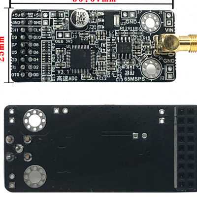 极速厂家ADd9226模块高速AD并行12位65M高速数据采集FPGA STM32