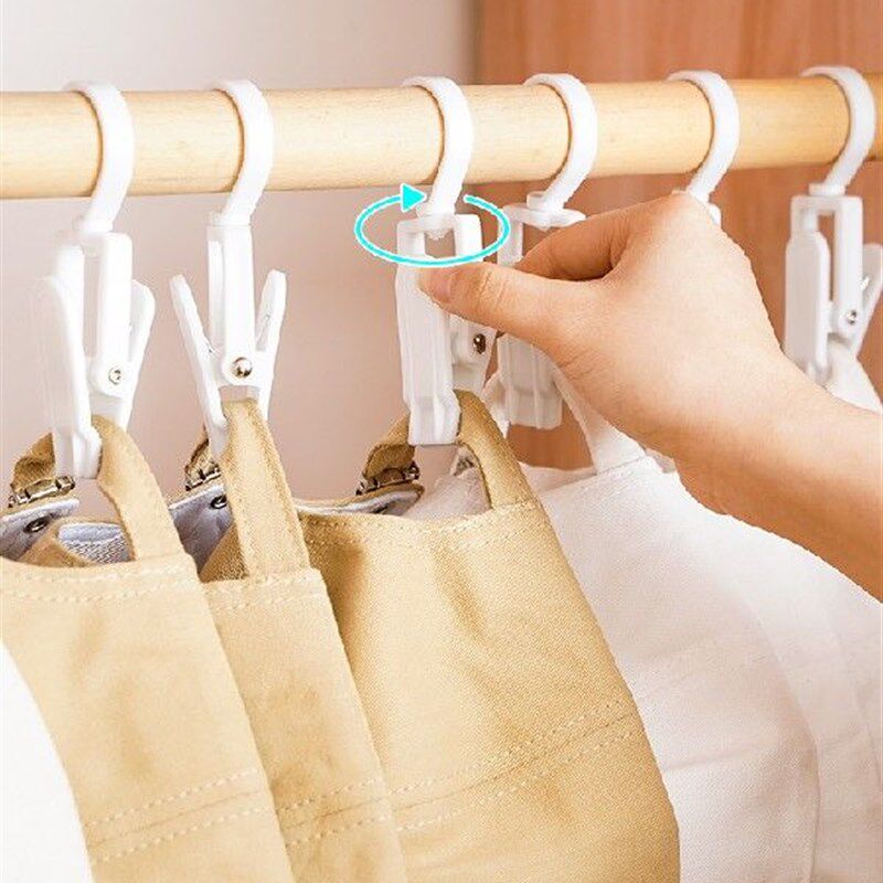 极速Multie-function plastic clip Shoe clip rotary hook clip