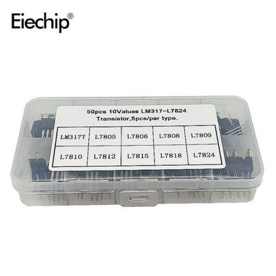 极速稳压三极管L7805 L7824 LM31G7T常w用三端稳压管包盒 每种5只