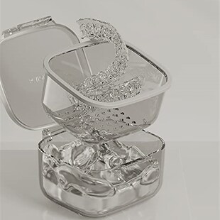 极速Retainer Case  Retainer Cleaner CHase  Unique Denture Ba