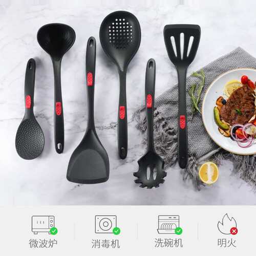 新品Silicone spatula silicone kitchenware set colandeYr rice
