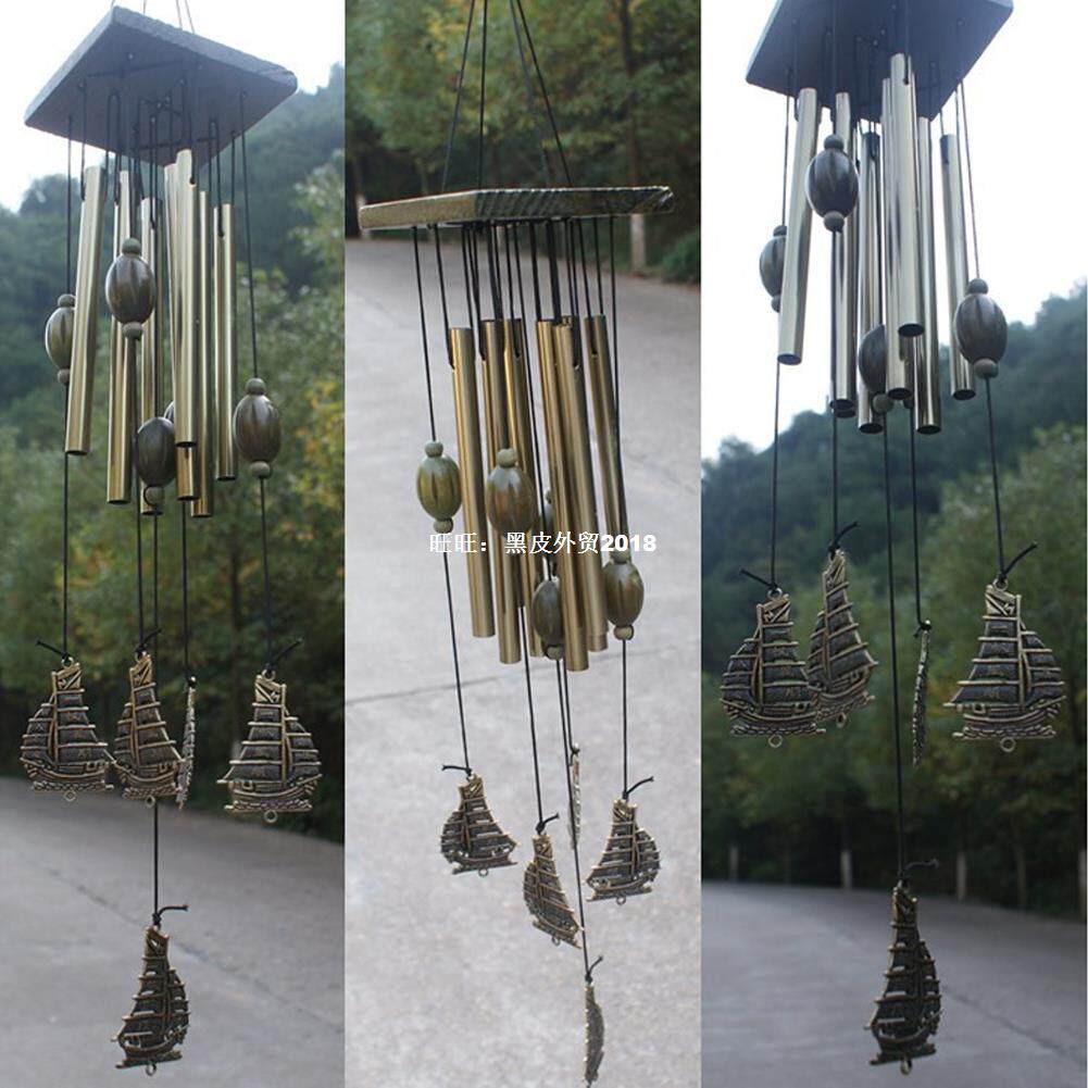 极速Antiquef Amazing 12 Tubes Metal Windchimes Outdoor Garde