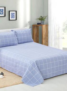 旧粗布床单斯堪的纳维亚风格简单单张2米X2.3流行学生宿舍双人1.6