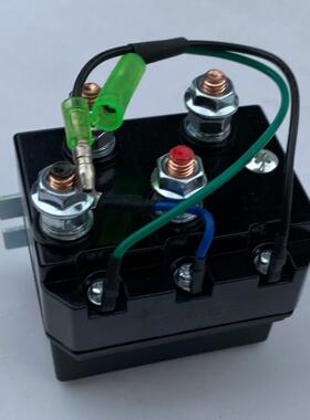 杭州鼎欣电动绞盘机控制器zjsf-21DC12v 24v直流继电器250A纯铜