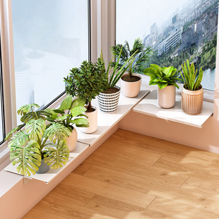 阳台窗台加宽延伸板扩展板室外台B沿免打孔磁吸花盆花架盆景置物