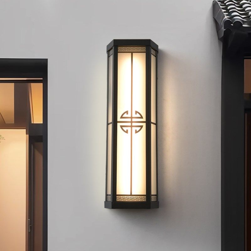 户外壁灯室外防水庭院灯外墙壁别墅大H门口凉亭门柱新中式阳台灯