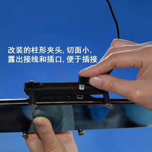 汽车后视镜 行车记录仪支架车载导航支架7寸多功能吸盘式固定底座