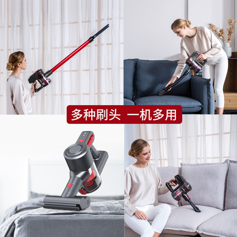 吸尘器家用大吸力床上无线拖地一体机干湿两用除螨仪手.持车载强
