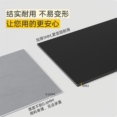 台式电脑增高架显示器支架桌面置物架办公室工位金属带抽屉收纳架