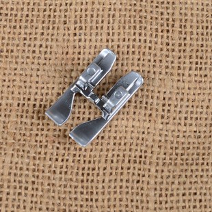 德国百福PFAFF家用电动IDT系统缝纫机专用金属灯芯花纹压脚开趾