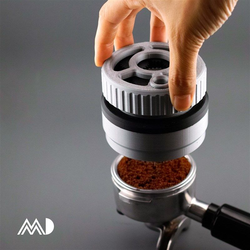 DYNA行星齿轮布粉器wdt可调节针长咖啡布粉针式布粉器散粉器