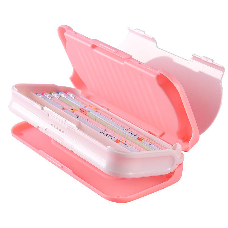 速发一二三年级小学生文具盒孩款男孩202年新款网红童三层铅笔盒