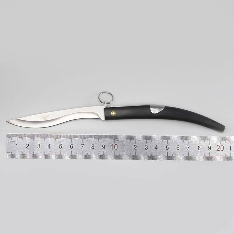 速发牛角刀老式经典手工钢作制叠刀户外锋利不锈折刀具水果刀通海