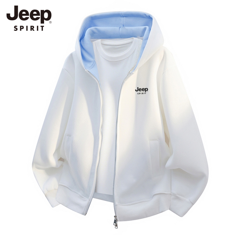 吉普JEEP男款连帽卫衣