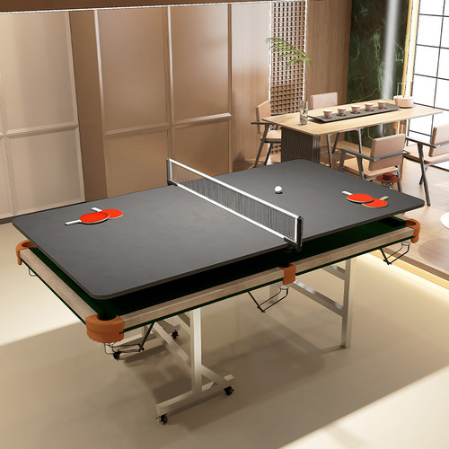 【可打乒乓球的台球桌】一举两得