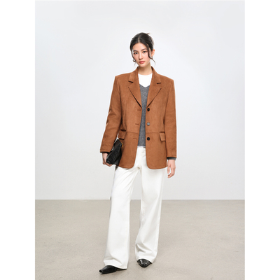 JESTOMS | 摩登丽人 高腰全棉阔腿牛仔裤女宽松气质拖地直筒长裤