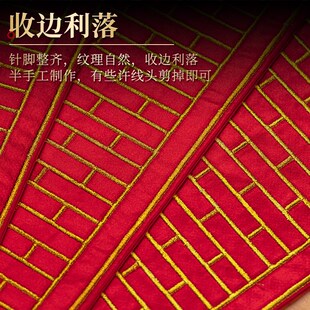 新品十供养之供衣家用供佛袈v裟供奉摆件精绣小祖衣佛衣福田衣精