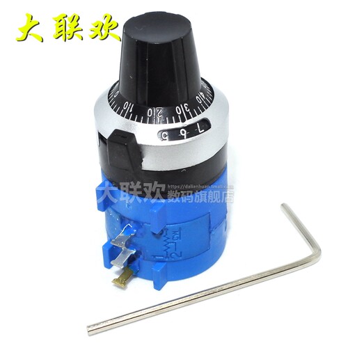 新品1套电位器+旋钮 3590S-2-501L 500R 精Q密多圈电位器10圈可