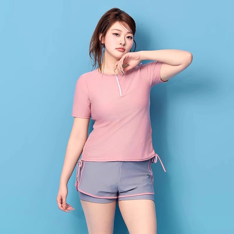 2026新款分体泳衣女大码保守显瘦遮肚训练游泳专用运动泳装泡温泉