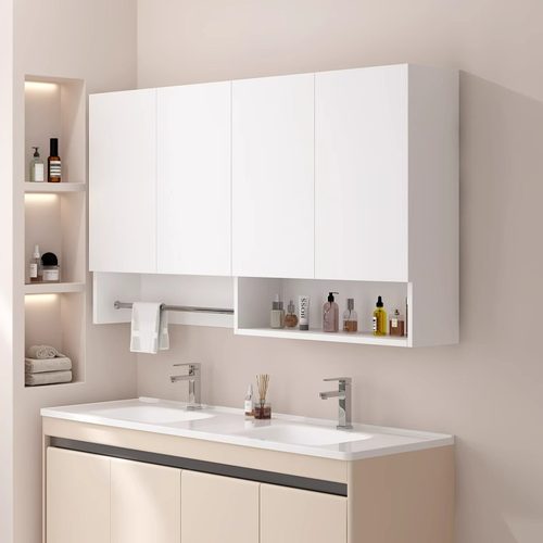 蜂窝铝吊柜壁柜厨房铝合金吊柜储物柜浴室洗手台壁柜置物架收纳柜