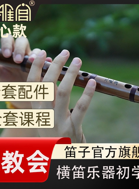 笛子乐器竹笛长笛专业演奏民族乐器成人笛子c调EF调适初学者