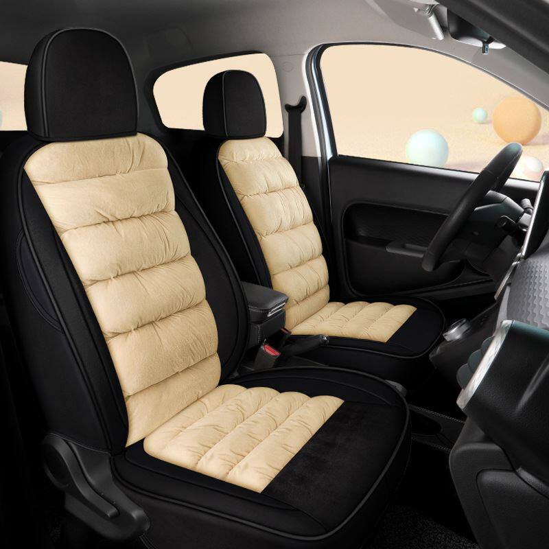 极速适用于欧g拉R1黑猫白猫专车专用全包汽车坐垫 冬季毛绒保暖羽