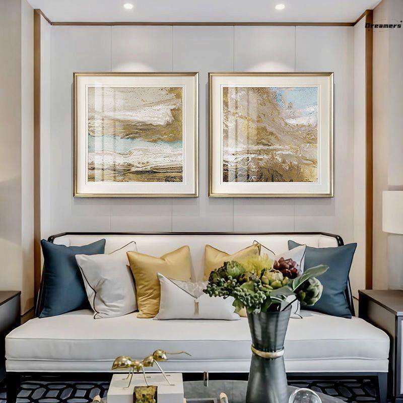 极速。现代简约美式客厅沙发挂画玄关挂画卧室P壁画简美轻奢抽象,家居饰品,现代装饰画,淘宝优惠券,粉丝福利购,淘宝优惠卷