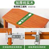 极速新实木梯凳lk多功能家用梯子室内加厚折叠两用三步小台阶楼梯