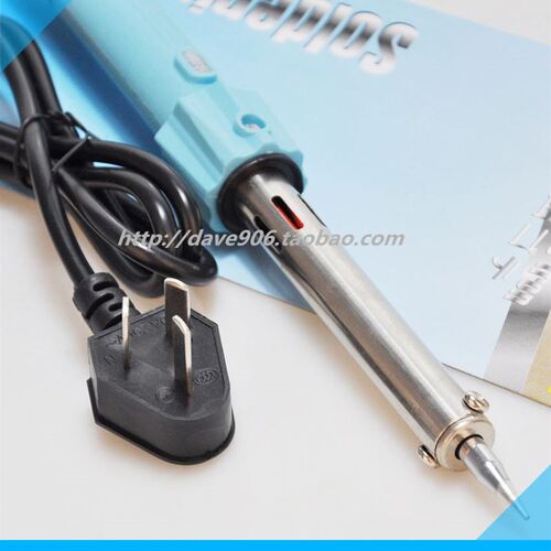 新品。HG-105上海华工外q热大功率烙铁80W/100W/150W/200W 尖弯头