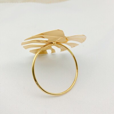 新品12pcs/set Napkin Rings Set LBeaves Napkin Ring Holders D
