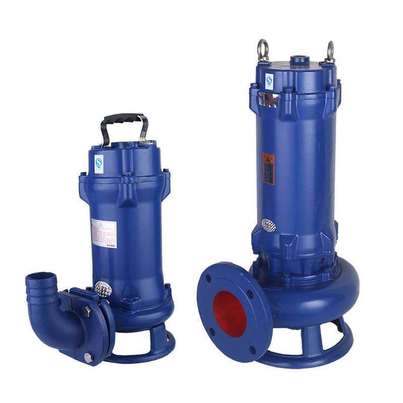 极速带铰刀潜污水泵家禽类羽毛切割尿不湿编织袋N1.5kw切割潜水排