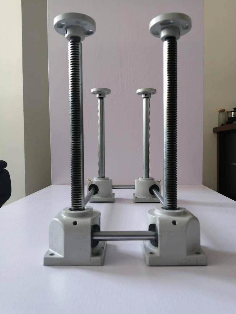 极速齿轮齿条升降机电动手摇丝杆升降机同步升降器蜗X轮蜗杆升降