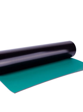 极速谋福CNMF429防静电台垫橡胶垫绿色K耐高温工作维修皮实验室桌