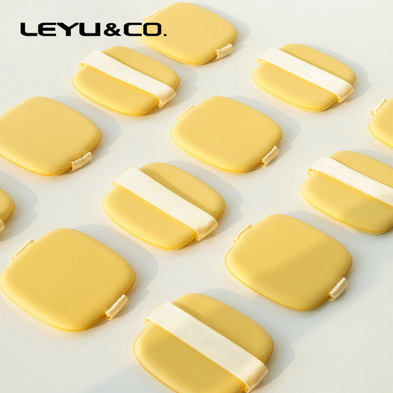 【正品】黄油气垫饼干粉扑粉饼盒装干湿两用不吃粉双面可用粉底液