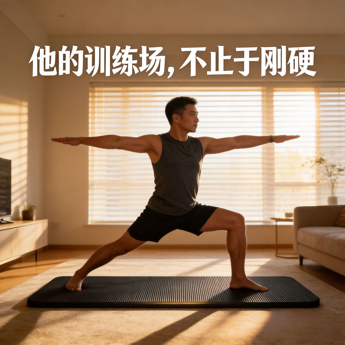 瑜伽垫健身垫初学者男士健身垫