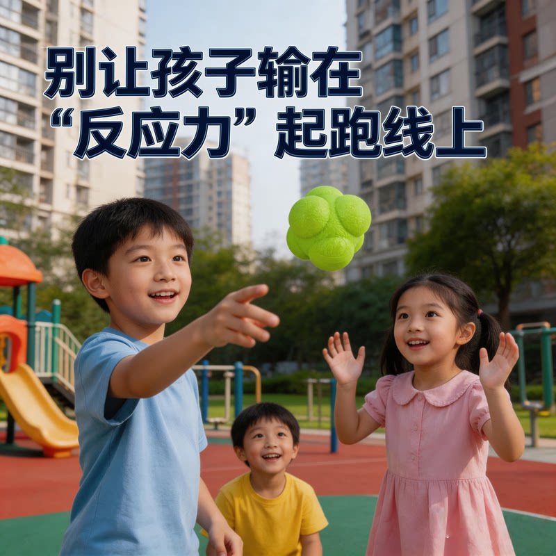 六角球反应球儿童变向高速度器材图片