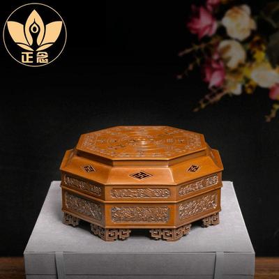 庆松堂苏工铜炉名家胡庆松制紫铜二十四节气印香炉复古熏香打香篆