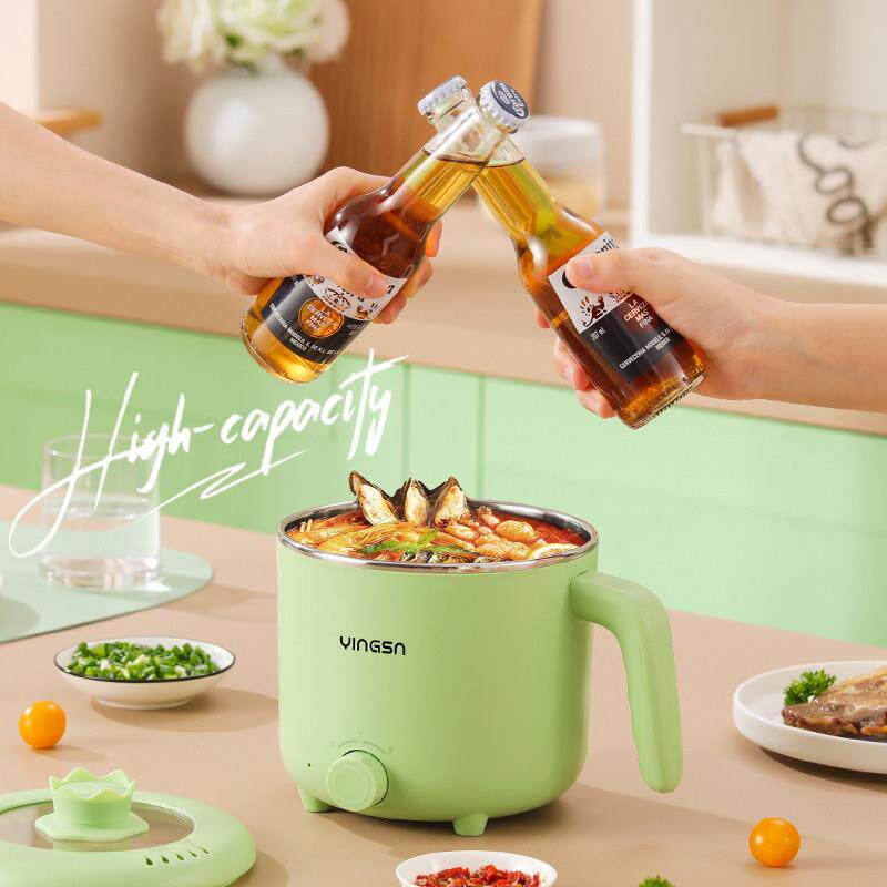 小功率100W2升防水电煮锅煮粥煮面 面小型迷你小电锅火锅宿舍学生