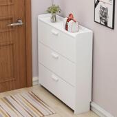 超薄翻斗鞋 柜 简约现代多功能大容量储物鞋 柜家用门口玄关鞋 柜意式